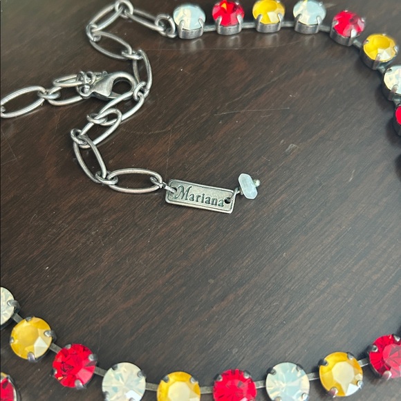 Mariana Chiefs colors necklace and bracelet - Picture 2 of 6